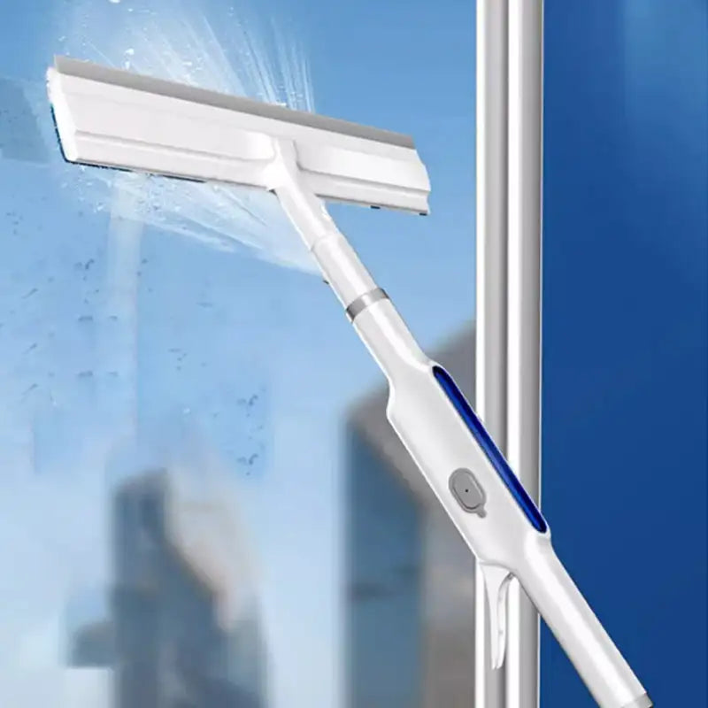 Double-Sided Spray Window Cleaner | Glass Cleaning Brush with Window Washing Brush