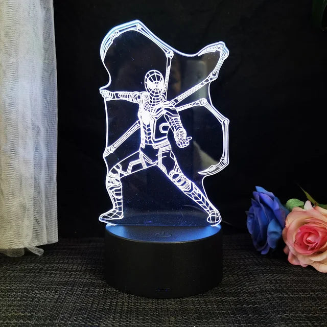 3D Acrylic Night Light - USB Stereo LED Table Lamp