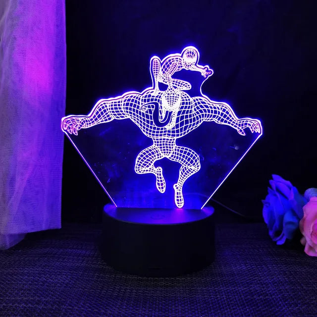 3D Acrylic Night Light - USB Stereo LED Table Lamp