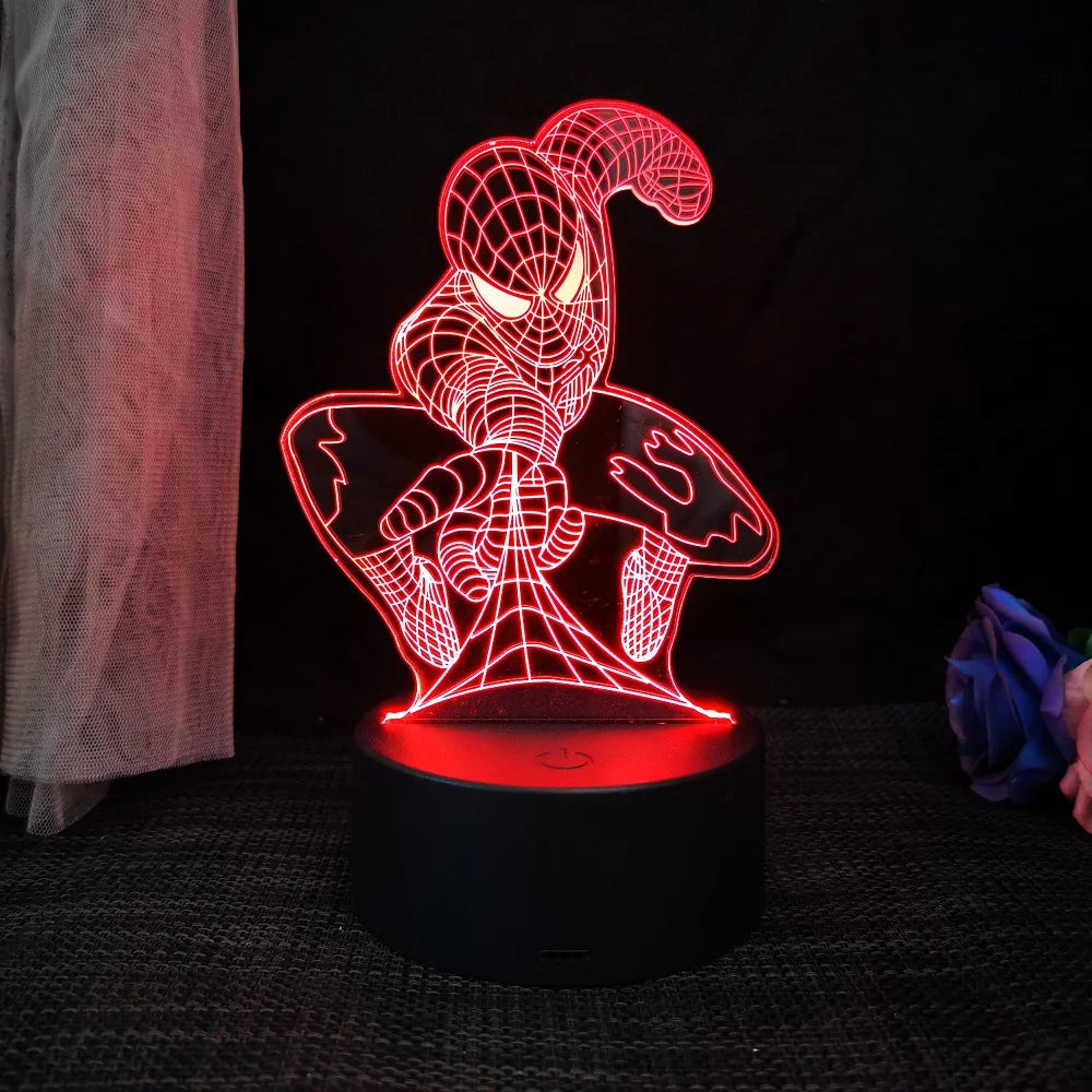 3D Acrylic Night Light - USB Stereo LED Table Lamp