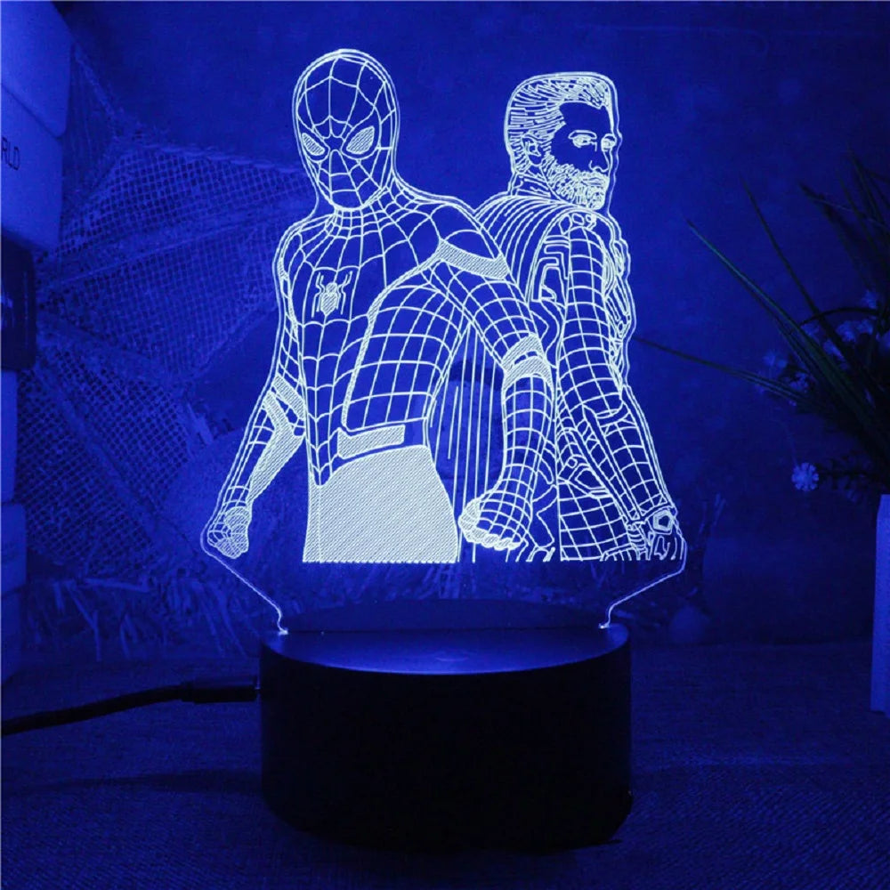 3D Acrylic Night Light - USB Stereo LED Table Lamp