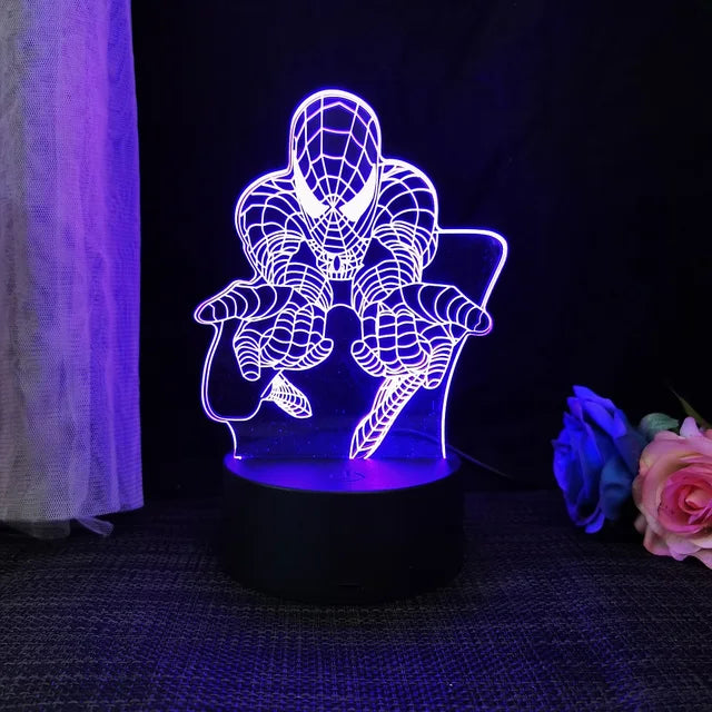 3D Acrylic Night Light - USB Stereo LED Table Lamp