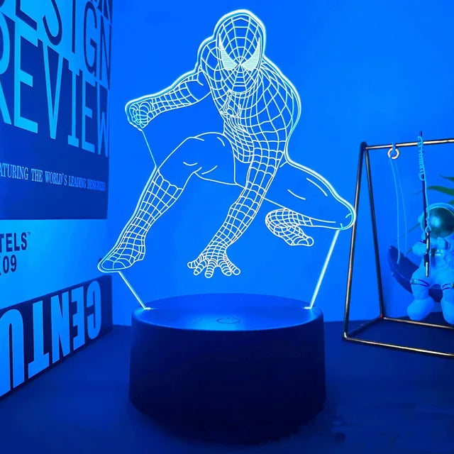 3D Acrylic Night Light - USB Stereo LED Table Lamp