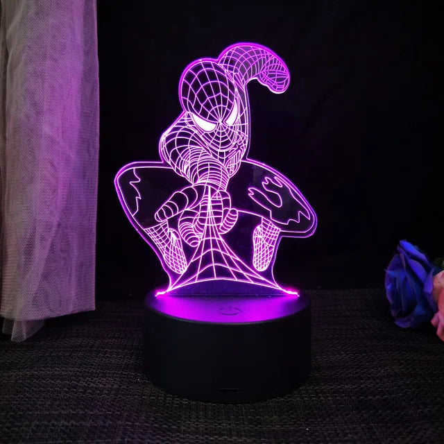 3D Acrylic Night Light - USB Stereo LED Table Lamp
