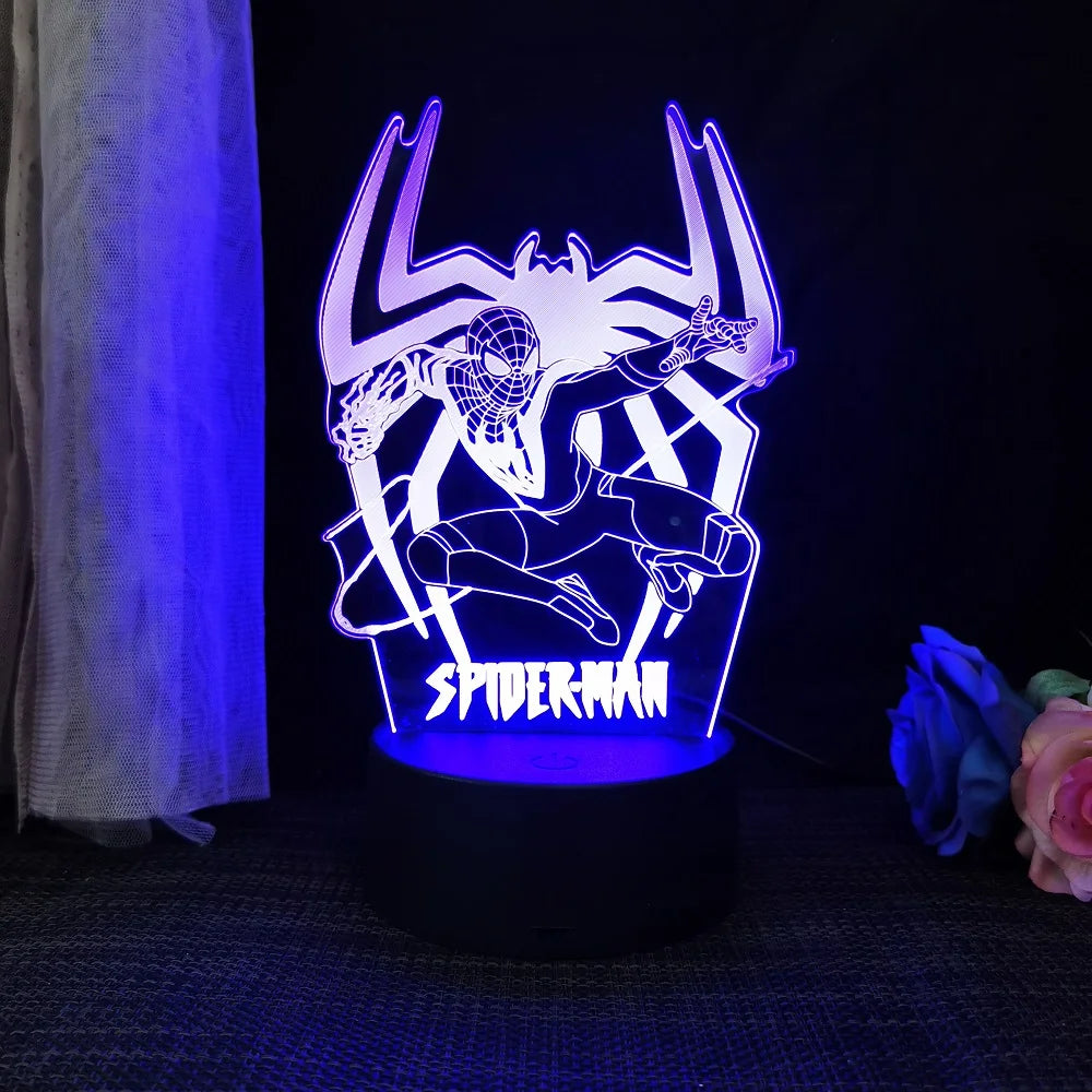3D Acrylic Night Light - USB Stereo LED Table Lamp