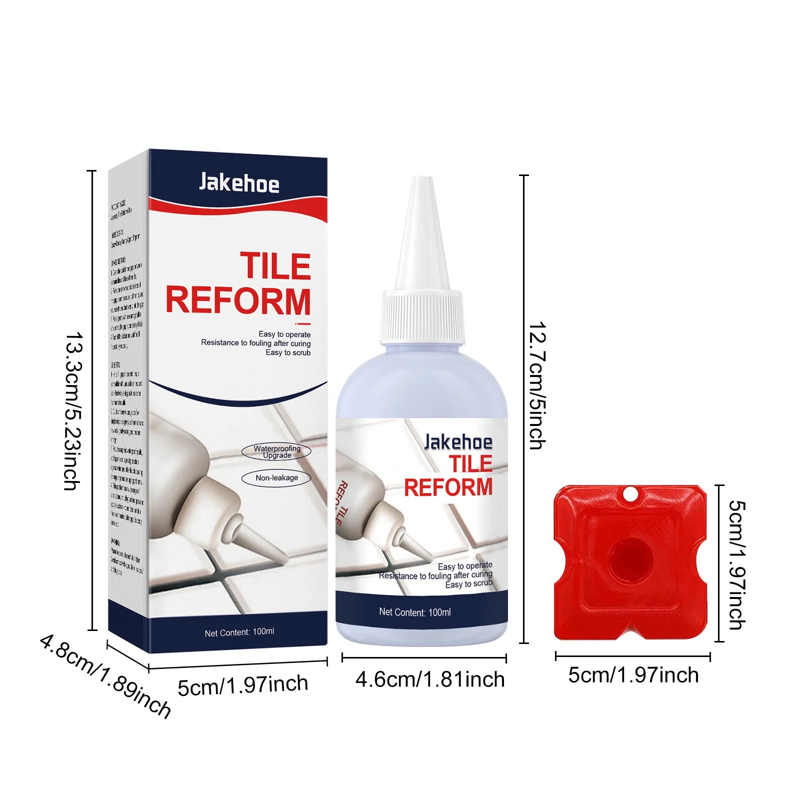 100ml Waterproof Tile Adhesive - Kitchen & Bathroom Floor Repair Filler