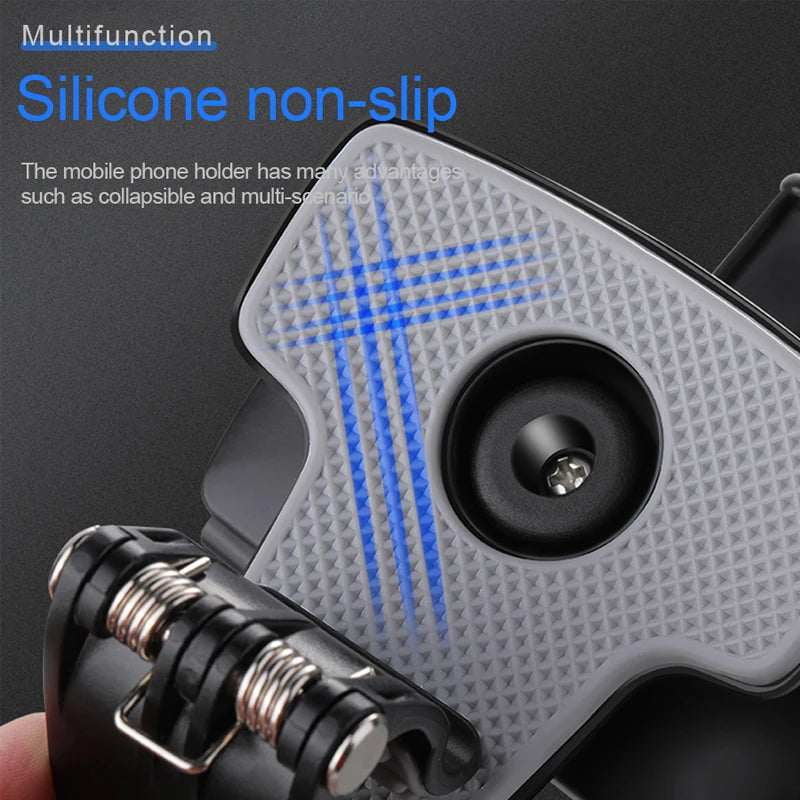 360° Universal Car Phone Holder | Dashboard Mount for Smartphones | Auto Grip Mobile Phone Stand