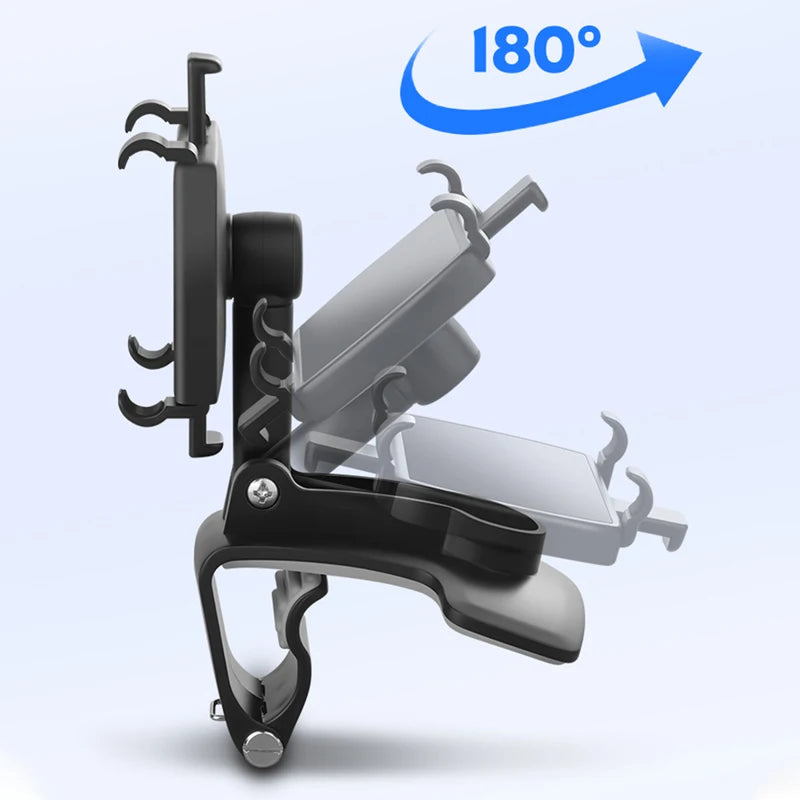 360° Universal Car Phone Holder | Dashboard Mount for Smartphones | Auto Grip Mobile Phone Stand