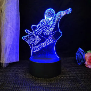 3D Acrylic Night Light - USB Stereo LED Table Lamp