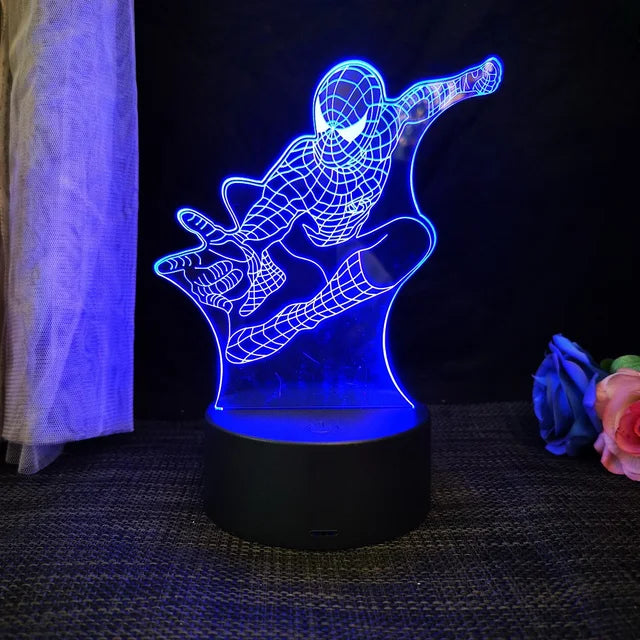 3D Acrylic Night Light - USB Stereo LED Table Lamp