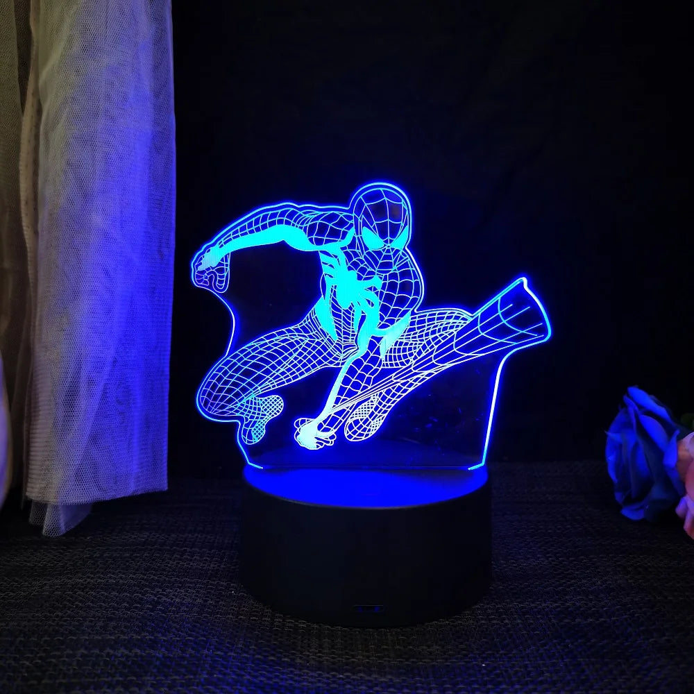 3D Acrylic Night Light - USB Stereo LED Table Lamp
