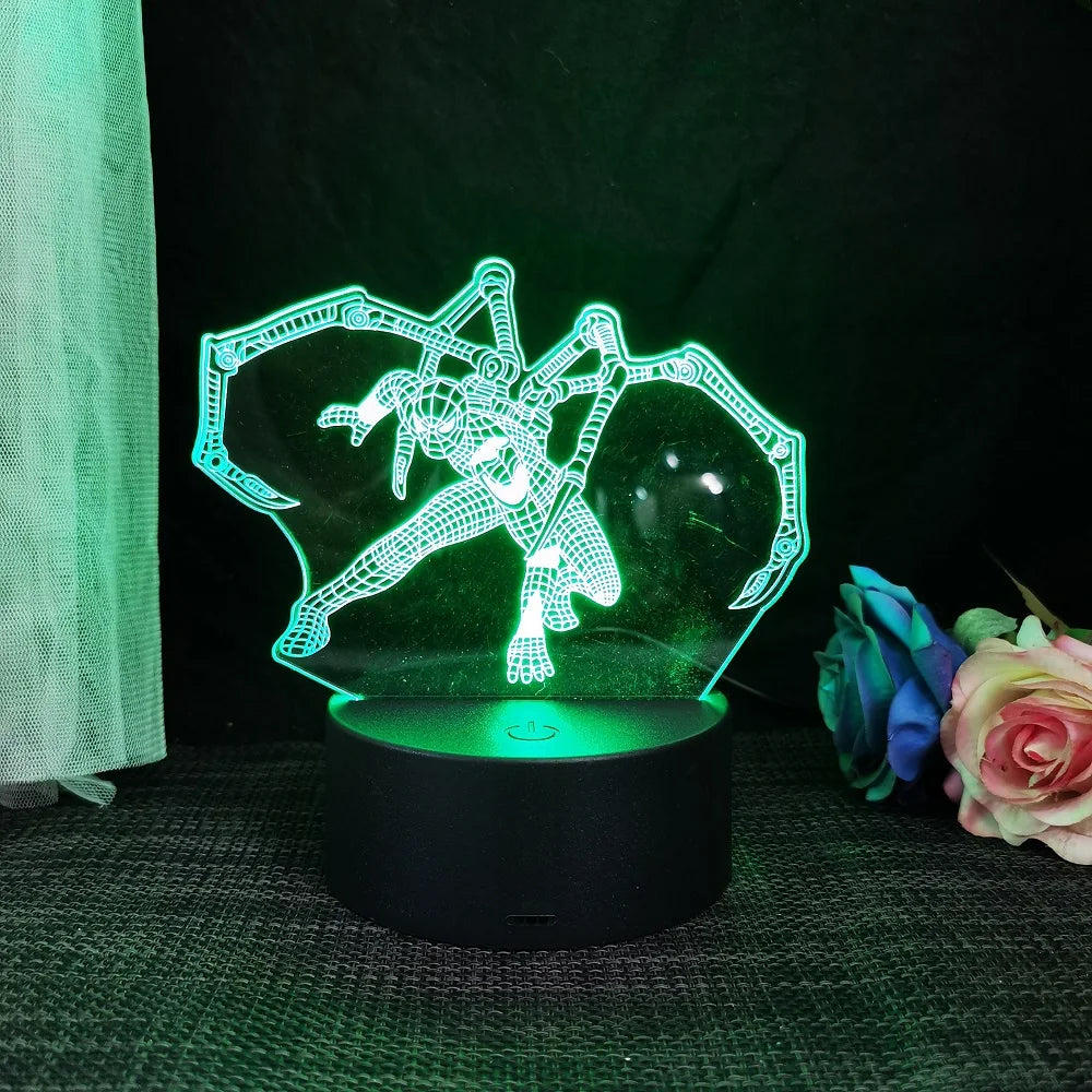 3D Acrylic Night Light - USB Stereo LED Table Lamp