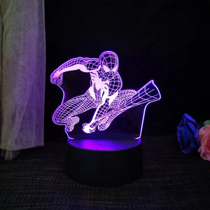 3D Acrylic Night Light - USB Stereo LED Table Lamp