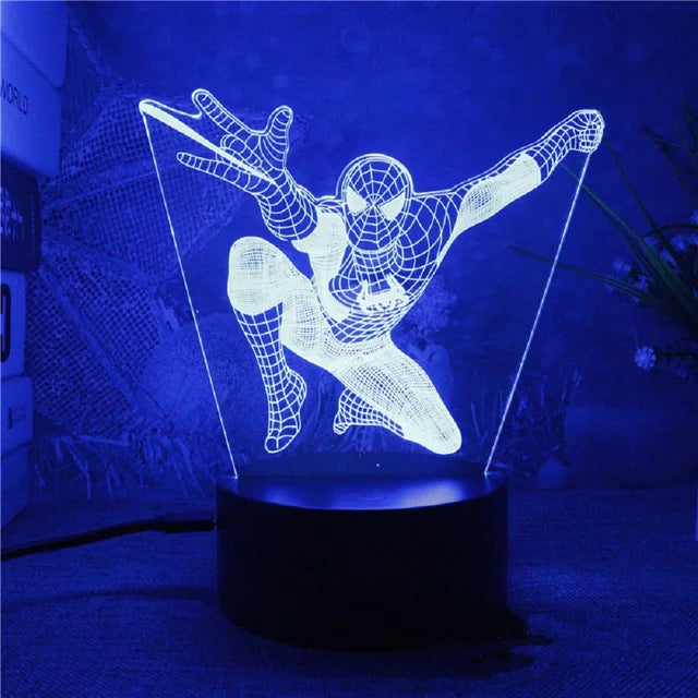 3D Acrylic Night Light - USB Stereo LED Table Lamp