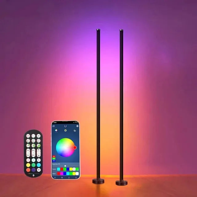 Smart RGB LED Floor Lamp with Music Sync and App Control