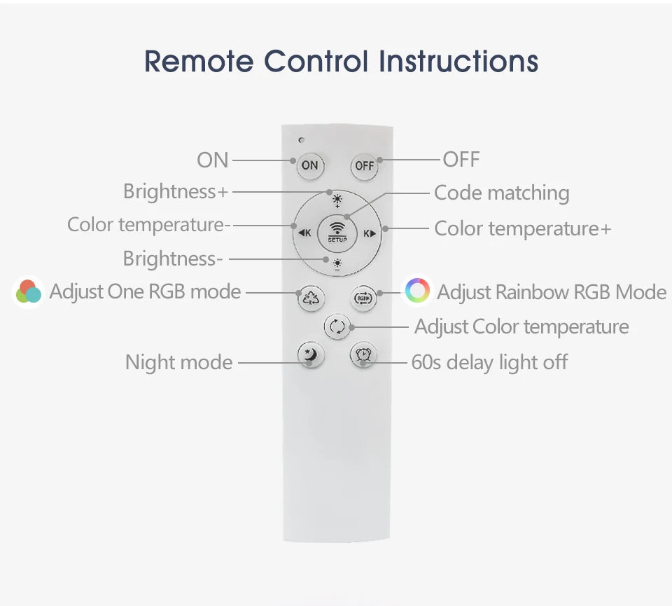 Smart RGB LED Ceiling Light with Bluetooth Speaker