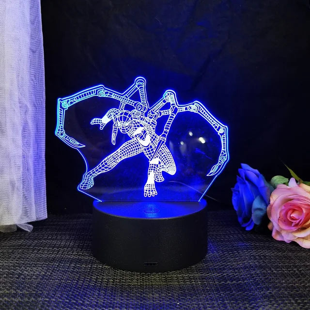 3D Acrylic Night Light - USB Stereo LED Table Lamp