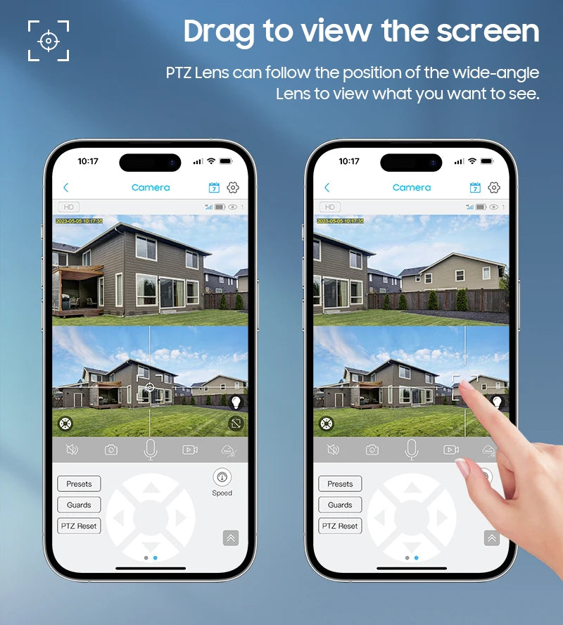 SHIWOJIA Advanced 4K Solar-Powered Outdoor Security Camera with Dual Lens