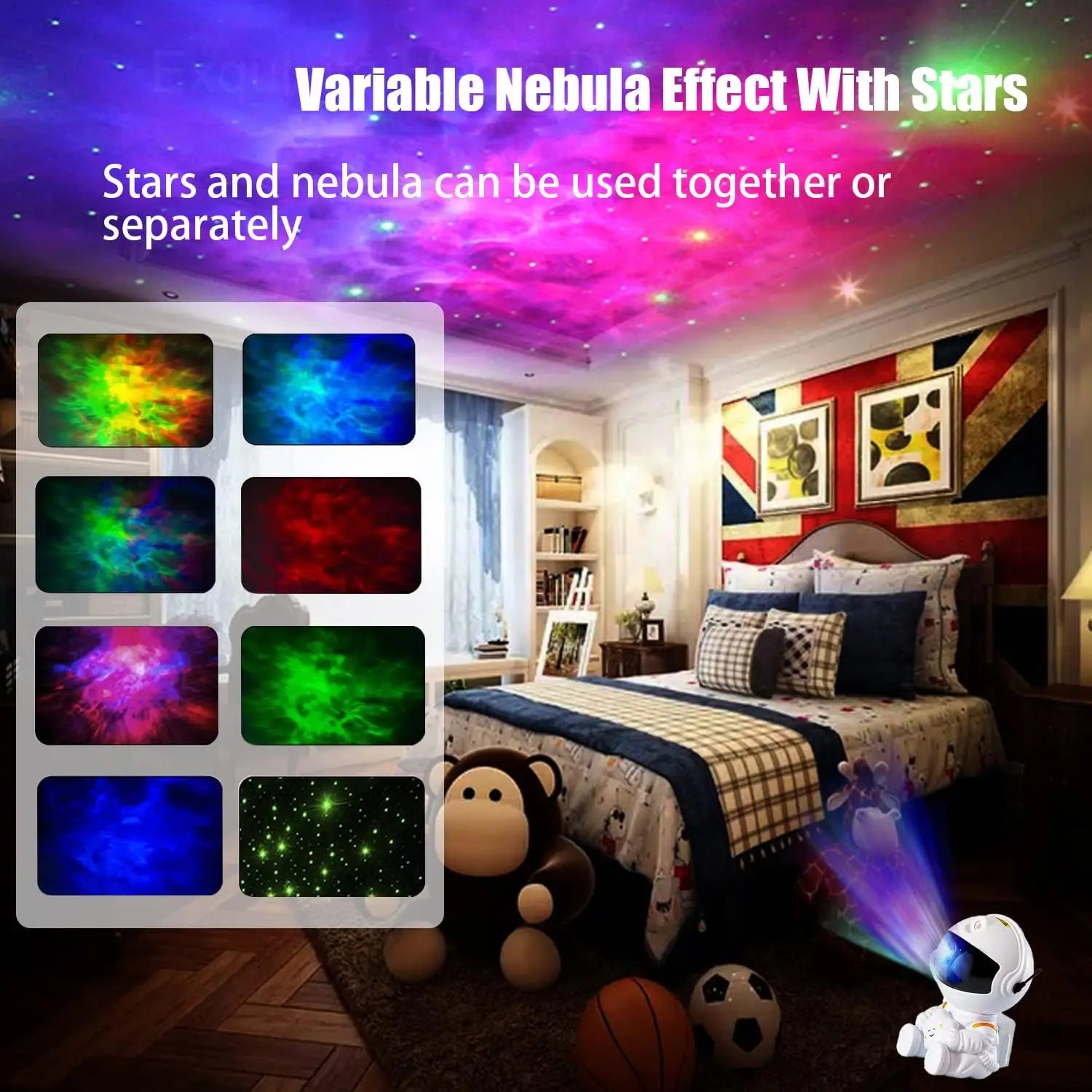 360° Astronaut Galaxy Projector - Transform Your Space