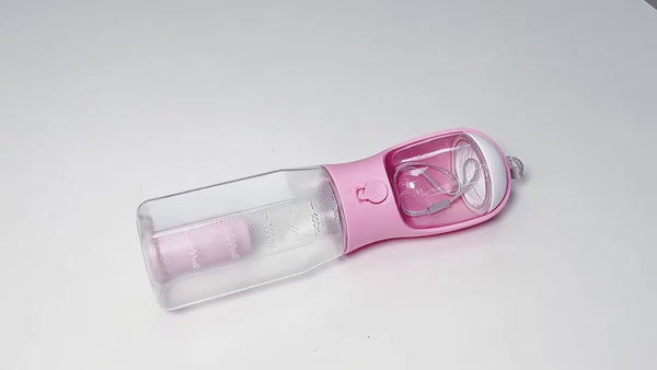 Borraccia 3-in-1 Portatile per Cani: Acqua, Cibo e Sacchetti Igienici Sempre con Te 🐾